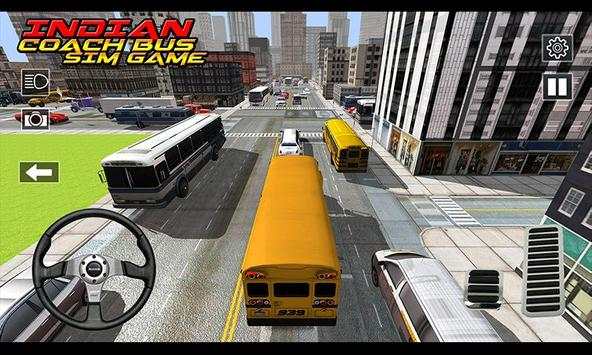 Indian Coach Bus Sim Game 2017 screenshot 1