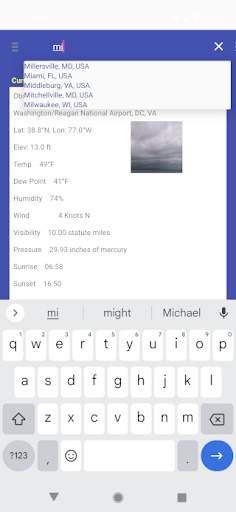 Weather App (powered by NOAA) screenshot 7