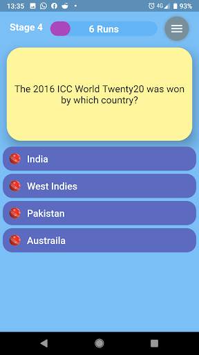 Howzat - Cricket Quiz screenshot 3