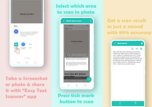 Easy Text Scanner : Copy text from image or screen screenshot 1