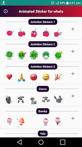Animated Stickers for whats WA screenshot 1