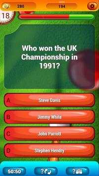 Snooker Trivia Game screenshot 4