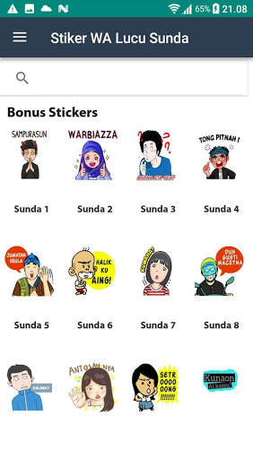 WA Sticker Sunda Lucu WaStickerApps screenshot 3
