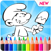 Coloring Book for Smurfs icon