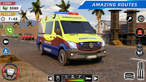 Rescue Ambulance American 3D screenshot 7