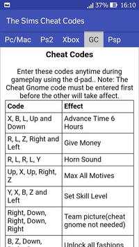 The Sims Cheats screenshot 5
