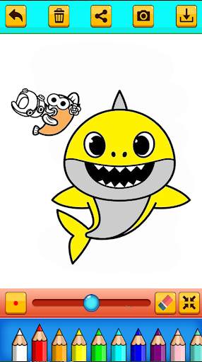 Baby Shark Drawing and Coloring screenshot 4