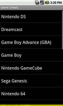 Game Cheats screenshot 1