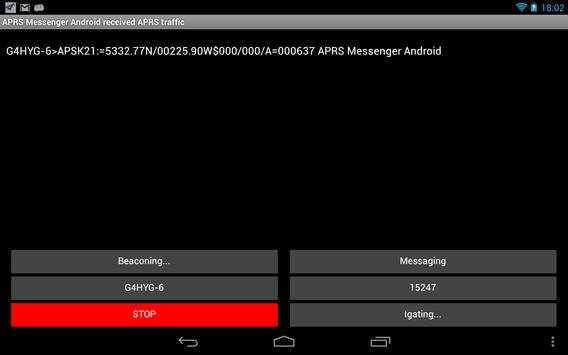 APRS Messenger Android screenshot 10