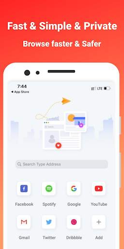 XBrowser - Fast Proxy Browser screenshot 2