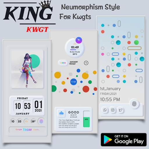 KinG KWGT скриншот 8