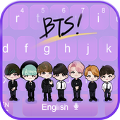 BTS Band Keyboard Theme أيقونة