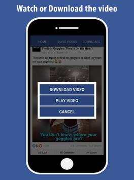 Vidown Downloader for facebook screenshot 2