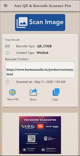 Any Qrcode and Barcode Scanner 6 تصوير الشاشة