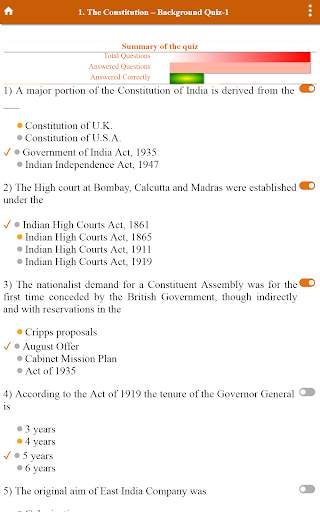 Indian Constitution, Polity & Governance (Free) screenshot 9