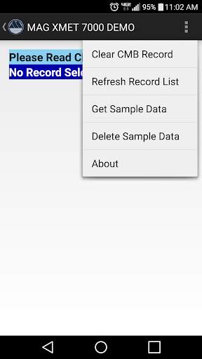 XMET 7000 CMB Demo screenshot 4