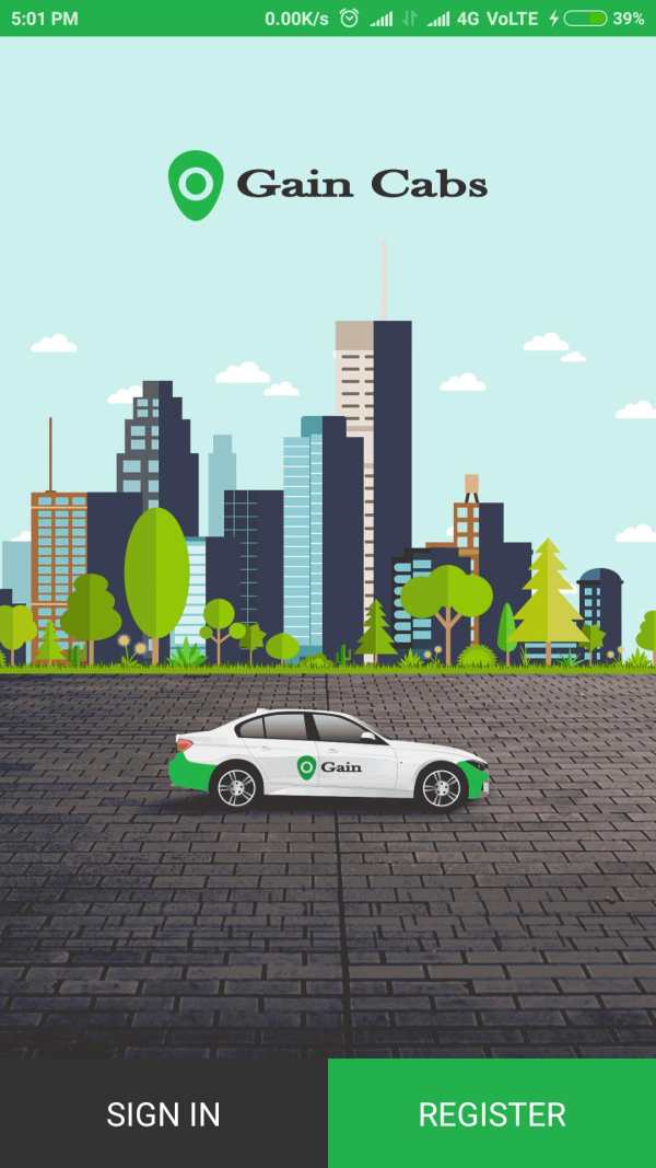 Gain Cabs - Taxi, Auto & Bike Booking App screenshot 1