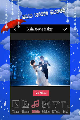 rain photo slide show with music screenshot 5