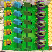 Craft Mod Plants VS. Zombies [New 2 Maps] icon
