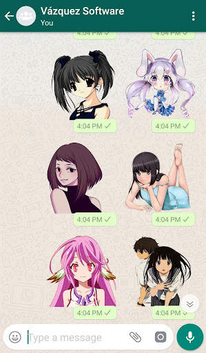 WASticker Anime Stickers screenshot 5