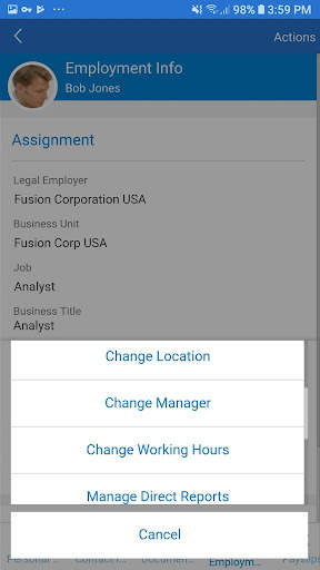Oracle HCM Cloud screenshot 5