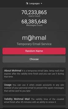 TempMail - Provides Temporary Email By One Click 4 تصوير الشاشة