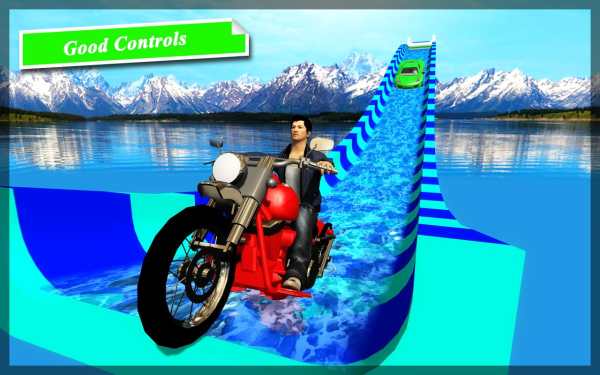 Car Racing in Water Slide - Race Games screenshot 2