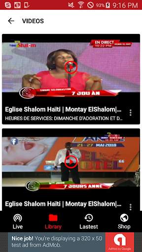 Église Shalom Haiti screenshot 2