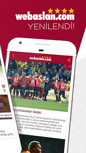 Webaslan - Galatasaray haber screenshot 2