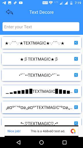 Text Magic - Text repeater,Fancy fonts screenshot 5