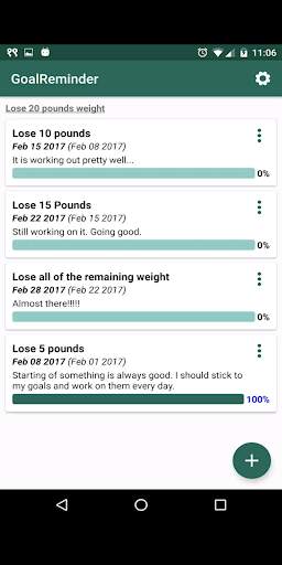 Goals Reminder screenshot 2