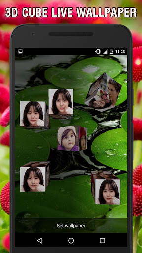 3D Photo Frame Cube Live Wallpaper screenshot 12