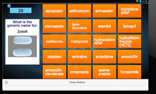 Top 200 Drug Matching Game Demo screenshot 1