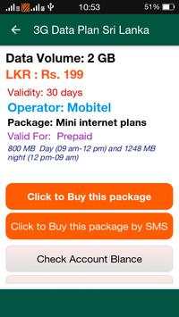 4G Data Plan Sri Lanka screenshot 5