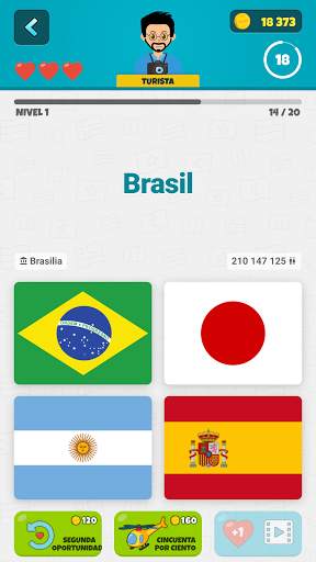 Banderas de países del mundo 2 screenshot 4