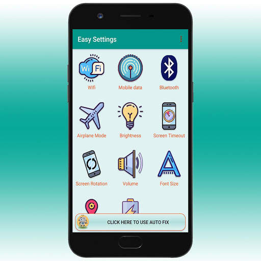 Easy Settings (Phone settings the easy way) скриншот 1