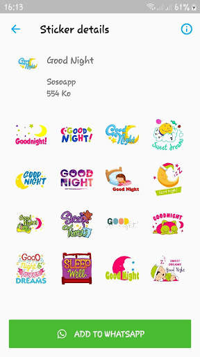 Good Morning Stickers скриншот 4
