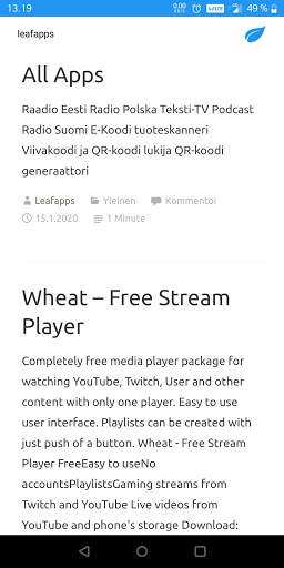 Mini Browser - Leafapps स्क्रीनशॉट 7