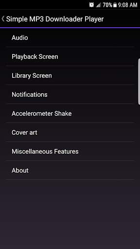 Simple MP3 Music Download Player Plus screenshot 4