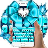 Turquoise Bow Keyboard on 9Apps