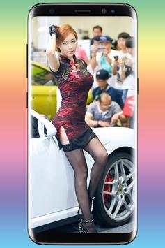 Car And sexy Girls Photos Wallpaper HD screenshot 4