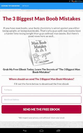 Exercise for Man Boobs screenshot 1