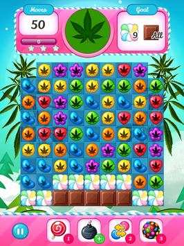 Weed Crush Match 3 Candy screenshot 2