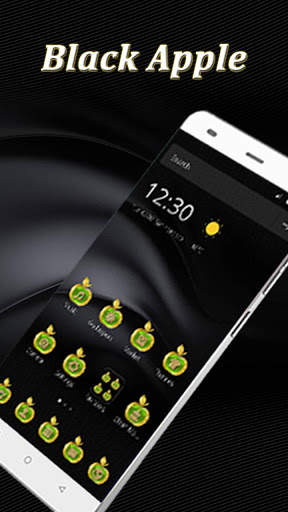 Black Apple Simple Theme screenshot 2