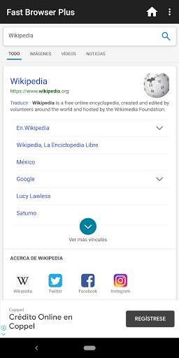 Fast Browser Plus screenshot 1
