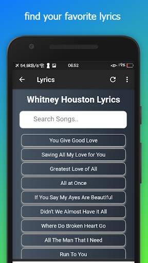 Whitney Houston Greatest Songs screenshot 2