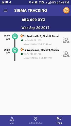 Tracking World Sigma App screenshot 4