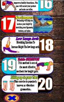 Height Increasing Exercise 2020 - Taller Workout 3 تصوير الشاشة