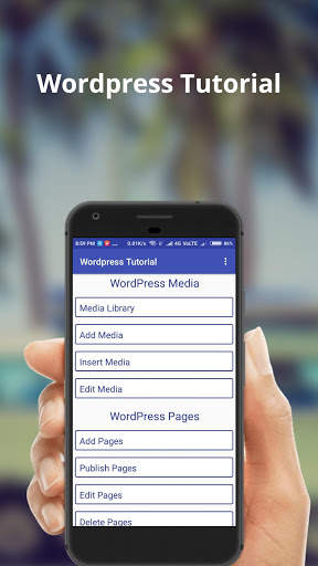 Wordpress Tutorial скриншот 6