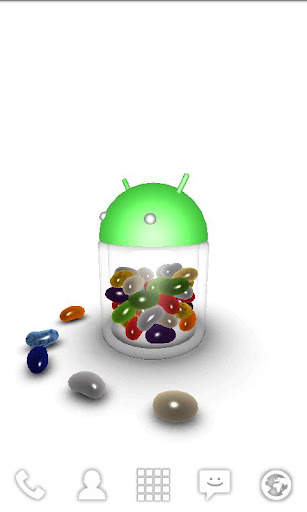 3D Jelly Bean Live Wallpaper screenshot 2